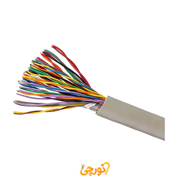 کابل تلفنی مشترکین با عایق و روکش PE سایز 25 در 2 در 0.6 افشارنژاد خراسان